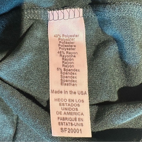 Michael Stars NWT Front to Back Long Sleeve Top Madison Brushed Jersey Ivy Large - Picture 5 of 6